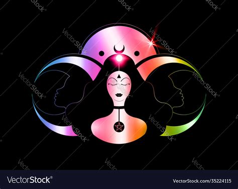Protection and Guidance: Wiccan Woman SVG Designs for Spirit Animal Connections